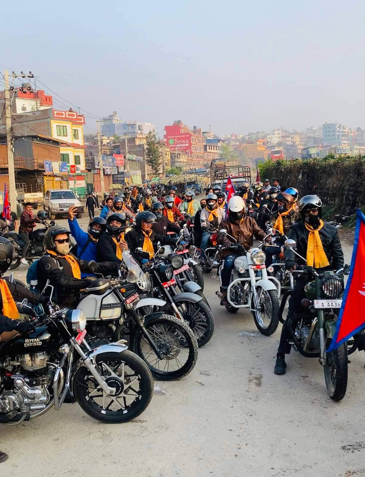 आन्तरिक पर्यटन प्रबर्दन र भाइचाराको सम्बन्ध विस्तार गर्न बुलेट यात्रा