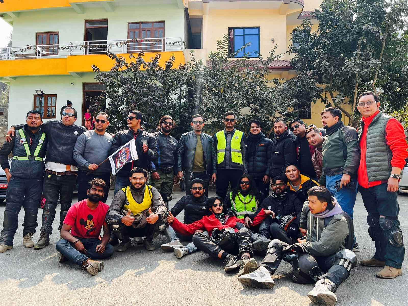 तीन दिने ‘बुलेट बाइक यात्रा’ सम्पन्न