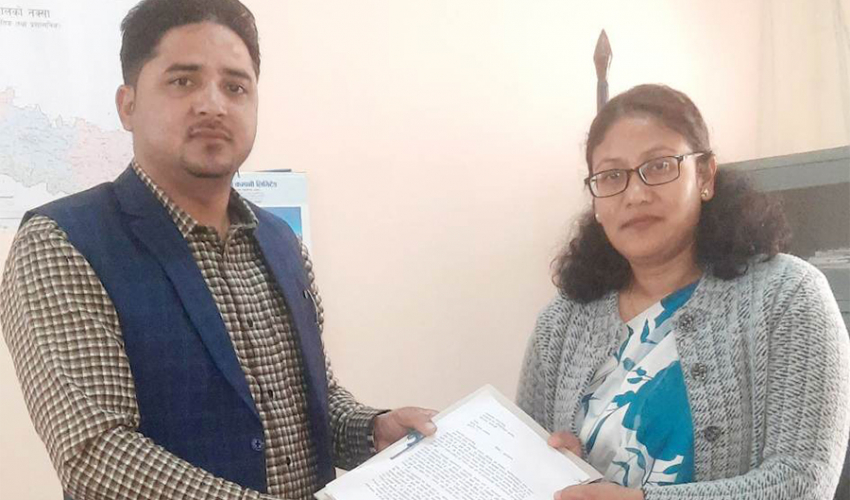 राष्ट्रिय जनमोर्चा डोटीद्धारा संघीयता खारेजीको माग गर्दै प्रधानमन्त्रीलाई ज्ञापन पत्र