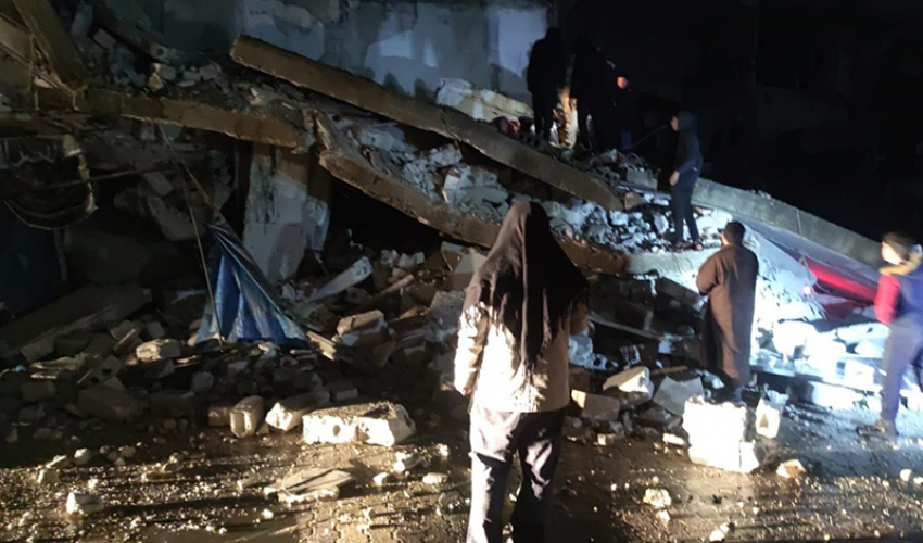 टर्कीमा ७.८ म्याग्निच्युडको भूकम्प