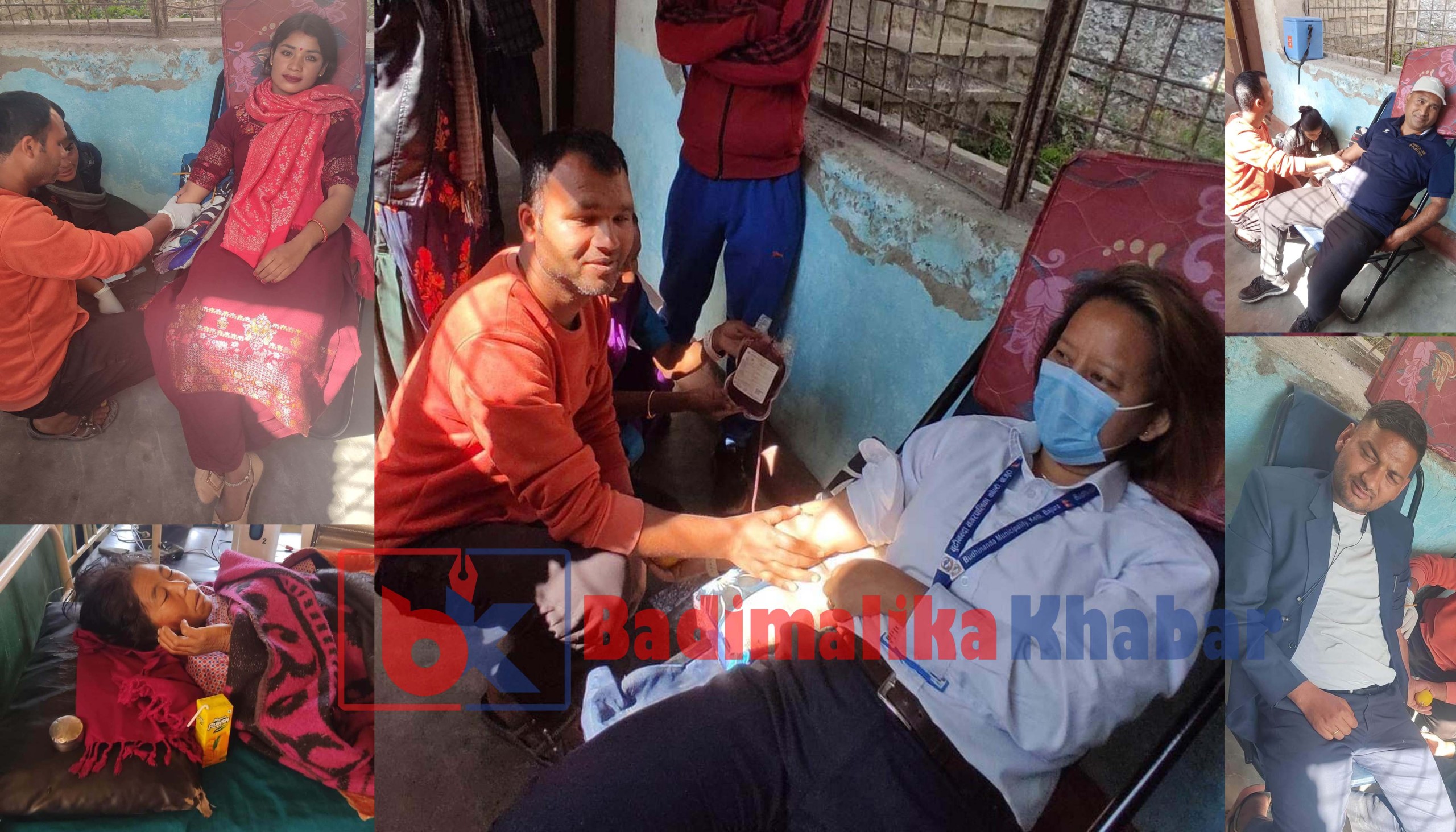 हुम्लाकी रिउली तामाङलाई बुढिनन्दाका कर्मचारीले रगत दिएर ज्यान जोगाए