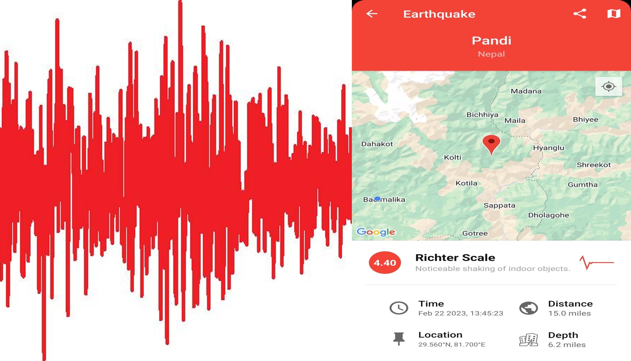 भुकम्पका कारण हिमाली गाउँपालिकाका २  स्वास्थ्य चाैकी  र एक बिध्यालयमा क्षेती