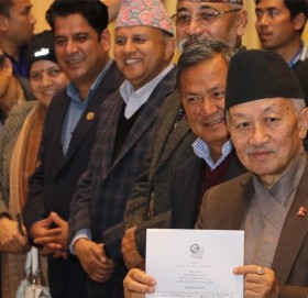 राष्ट्रपतिमा सुवासचन्द्र नेम्बाङको उम्मेदवारी दर्ता, प्रस्तावक र समर्थक को-को ?