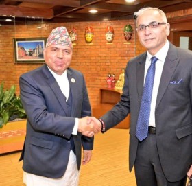 भारतीय विदेश सचिव क्वात्रा काठमाडौंमा