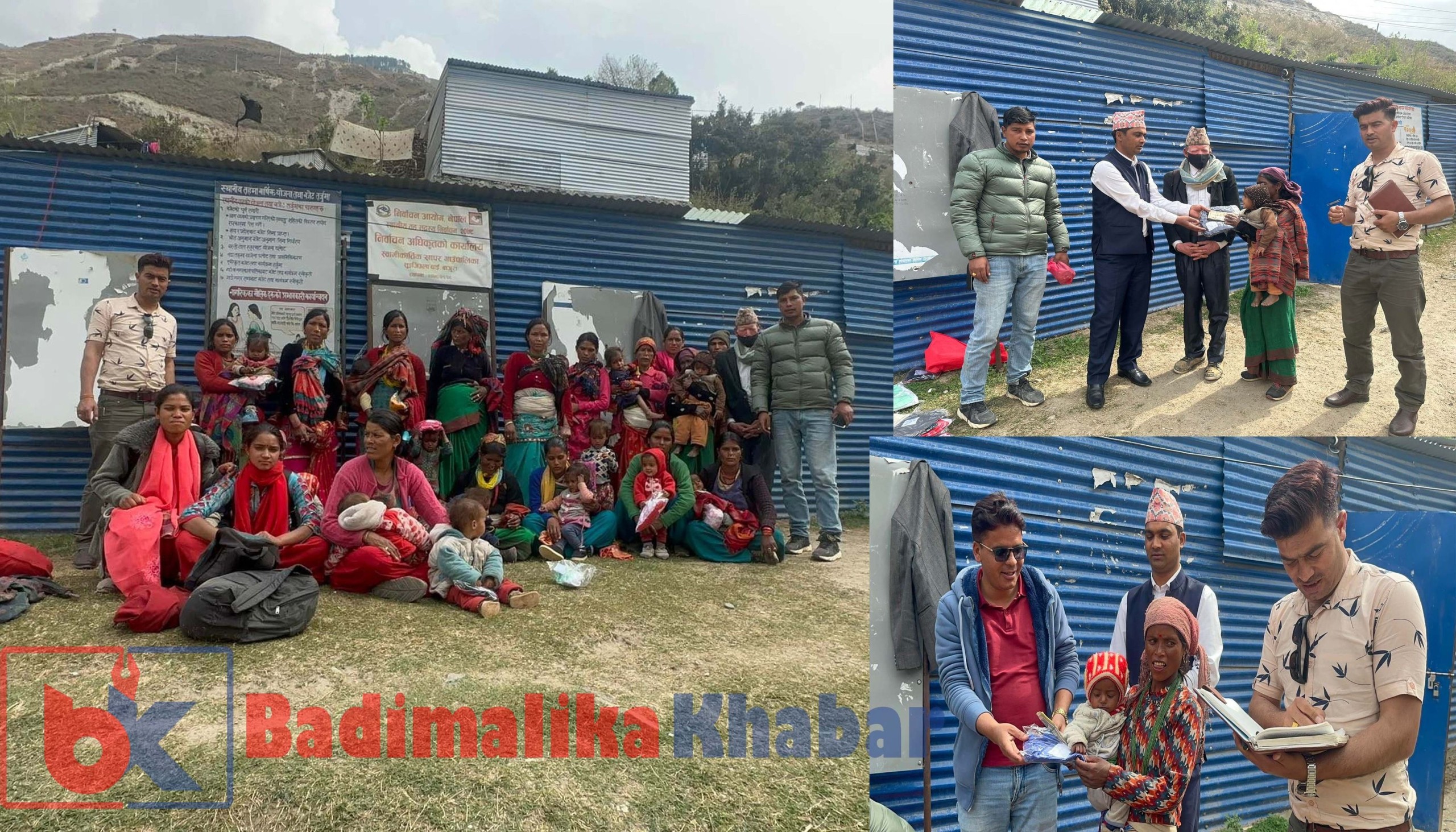 मुक्तिकोट गाउँका कुपोषित आमा र बच्चालाइ एनआरएन युकेको सहयोग