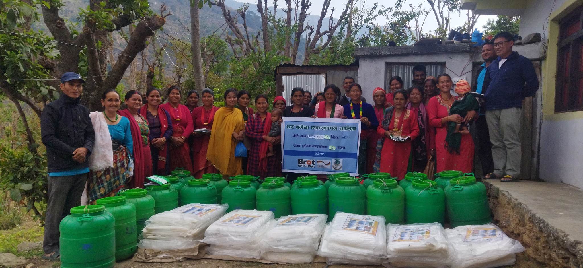 बुढिगंगा नगरपालिकामा घरवगैँचा व्यवस्थापन तालिम सम्पन्न