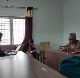 बडिमालिका नगरपालिकाकाे नवप्रवर्तन  कार्यक्रम बारे छलफल