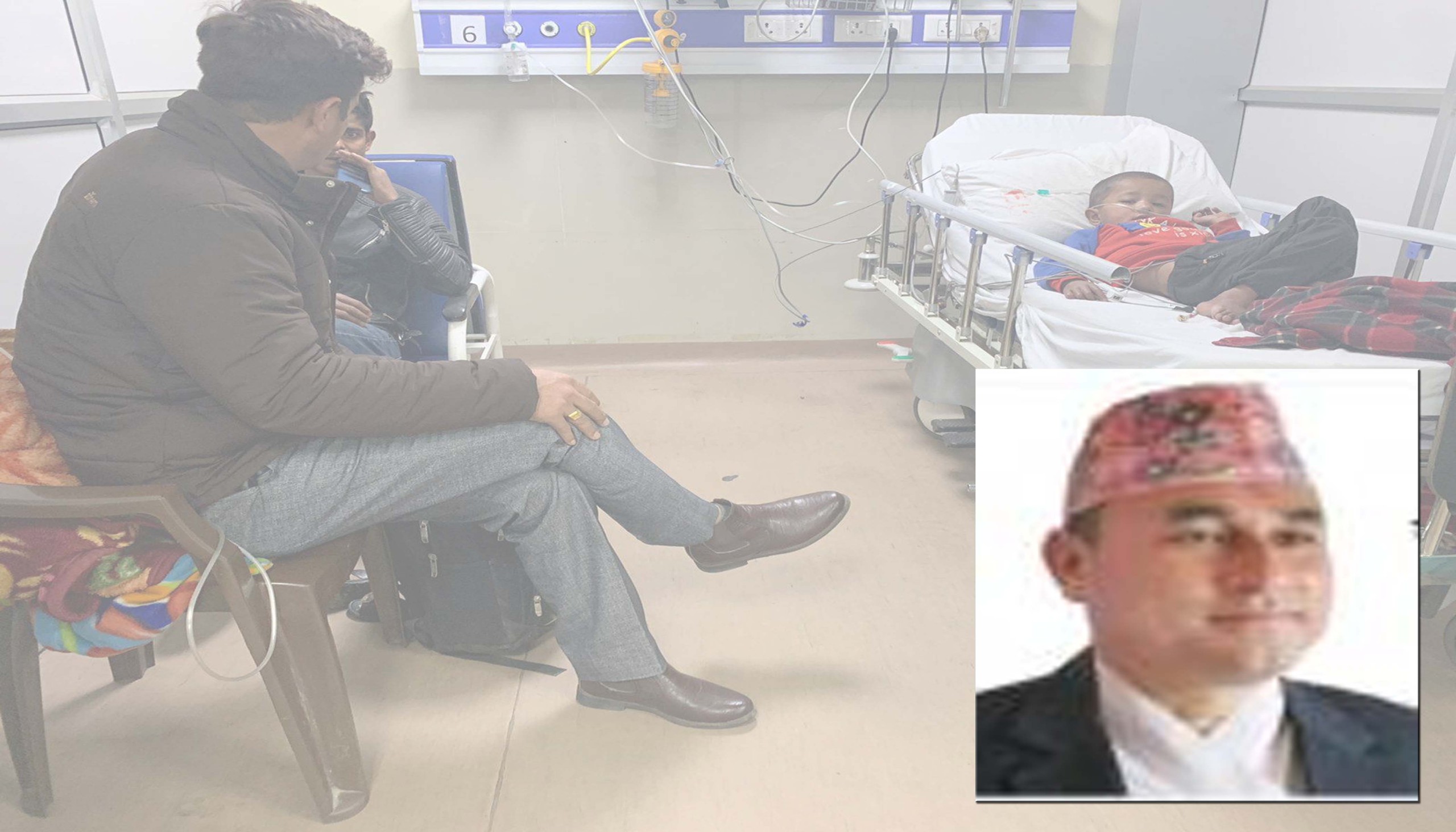 गौतम थापाको उपचारमा मुख्यमन्त्री शाहको चासो, काठमाण्डाैँमा उपचार हुदै