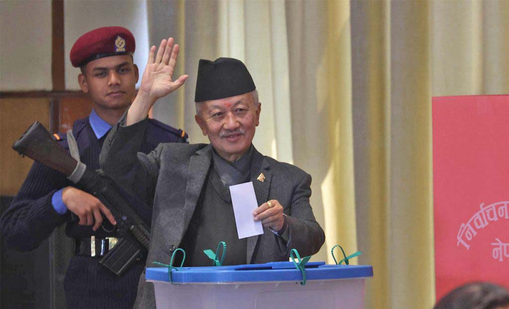 मतदानअघि नेम्वाङले भने : देश र जनताका अगाडि चुनौती छ