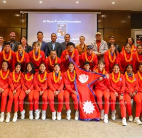 यू-२० महिला एसियन कप छनोट खेल्ने नेपाली टोलीको बिदाइ