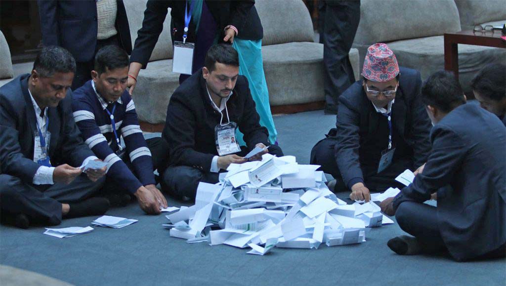 राष्ट्रपति निर्वाचनको मतगणना सुरु