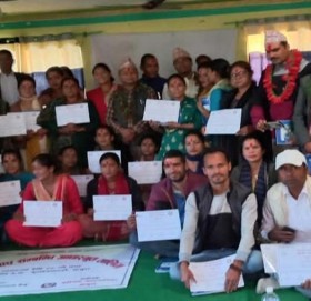 बुढिगंगा नगरपालिकाद्धारा मिलमिलाप कर्तालाई क्षमता अभिवृद्धी तालिम