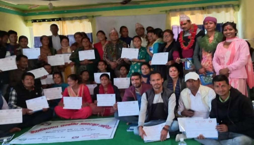 बुढिगंगा नगरपालिकाद्धारा मिलमिलाप कर्तालाई क्षमता अभिवृद्धी तालिम