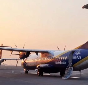 बुद्ध एयरले ल्यायो नयाँ एटिआर–७२ जहाज