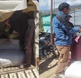 लिला राई फाउन्डेसनद्धारा गौमुलका भुकम्प पिडीतलाई टेन्ट वितरण