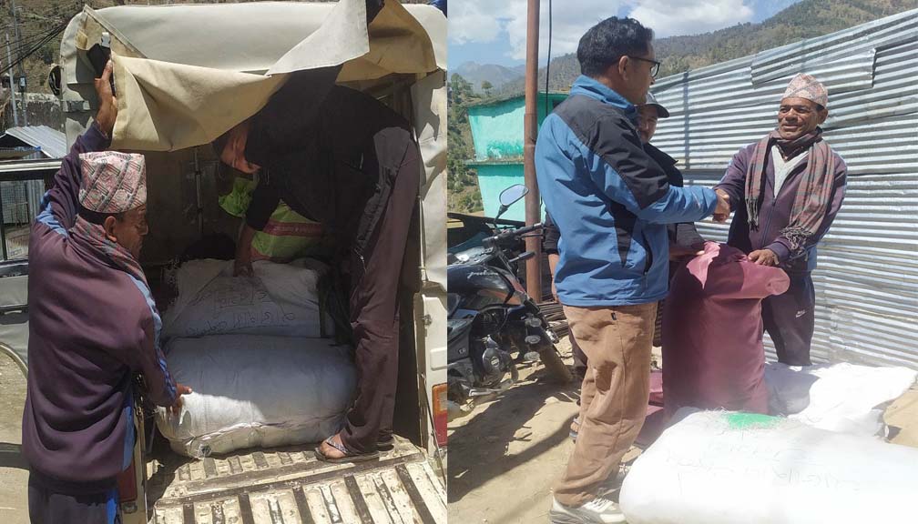 लिला राई फाउन्डेसनद्धारा गौमुलका भुकम्प पिडीतलाई टेन्ट वितरण