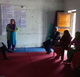 सामुदायिक मनोसामाजिक कार्यकर्ताहरुलाई समिक्षा तथा कोचिङ मेन्टोरिङ