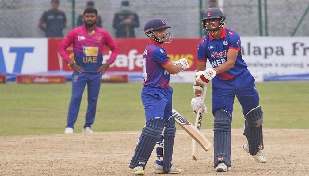 यूएईलाई हराउँदै एसिया कपमा नेपाल