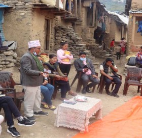 आईएनएफ नेपाल बाजुराद्धारा सरसफाई नमुना टोलको अनुगमन