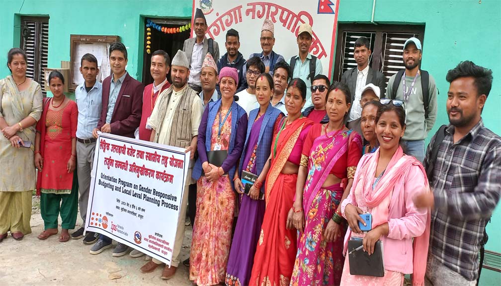 लैंगिक उत्तरदायी बजेट तथा स्थानीय तहको योजना तर्जुमा सम्बन्धी अभिमुखीकरण