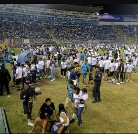 एल साल्भाडोरको रंगशालामा भागदौड मच्चिँदा मृत्यु हुनेको संख्या १२ पुग्यो