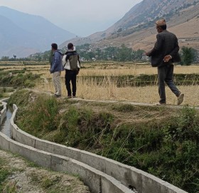 धिमाली सिचाई कुलो निमार्ण पछि स्थानिय खुशी