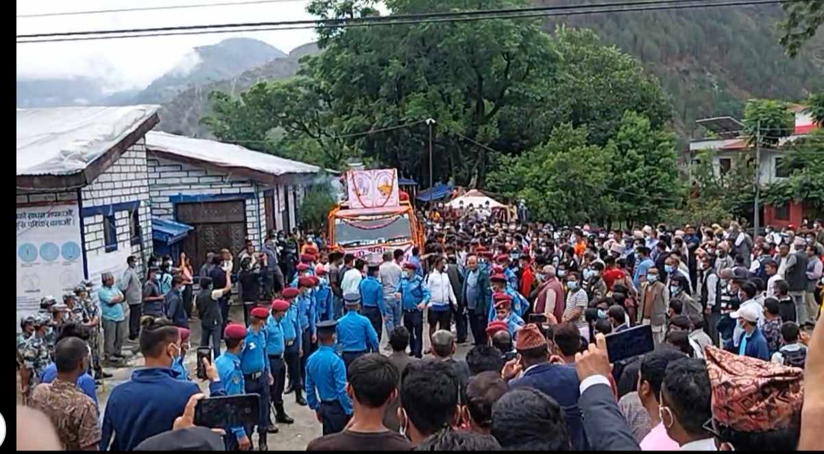 मन्त्री सिंह दम्पत्तिको आज बजार परिक्रमासहित श्रद्धाञ्जली अर्पणपछि सामूहिक अन्त्येष्टी गरिने