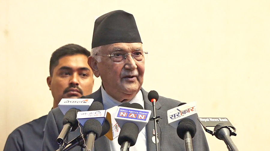 प्रधानमन्त्री ओलीले आज शपथ लिंदै