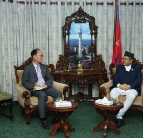 सभामुखसँग उत्तर कोरियाली राजदूतको भेट