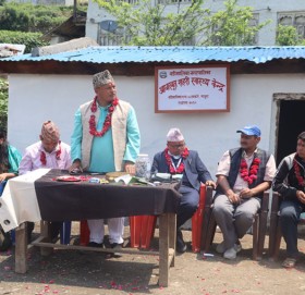 बडिमालिका नगरपालिका ७ ढम्कनेमा शहरी स्वास्थ्य केन्द्र स्थापना