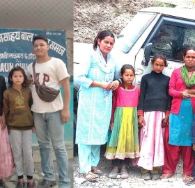 श्रीमानको मृत्यु पछि विचल्लिमा परेका ४ बालबालिकाकाे उद्धार 