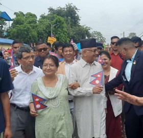 खाद्यान्नमा आत्मनिर्भर भए आर्थिक मन्दी भाग्छ : केपी ओली