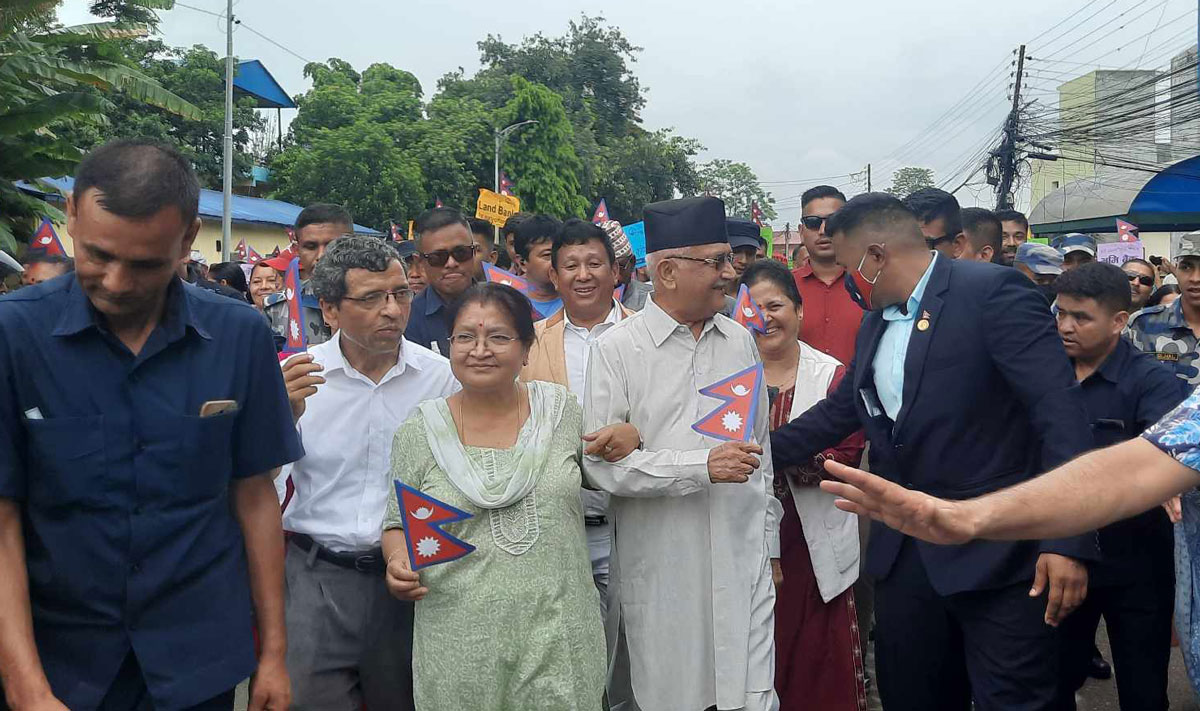 खाद्यान्नमा आत्मनिर्भर भए आर्थिक मन्दी भाग्छ : केपी ओली