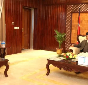 प्रधानमन्त्री र राष्ट्र संघका उपमहासचिवबीच भेटवार्ता