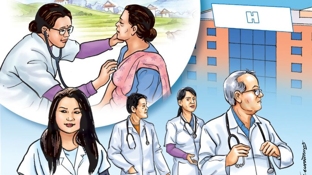 स्वास्थ्य संस्थामा ६३ हजार स्वास्थ्यकर्मी अपुग