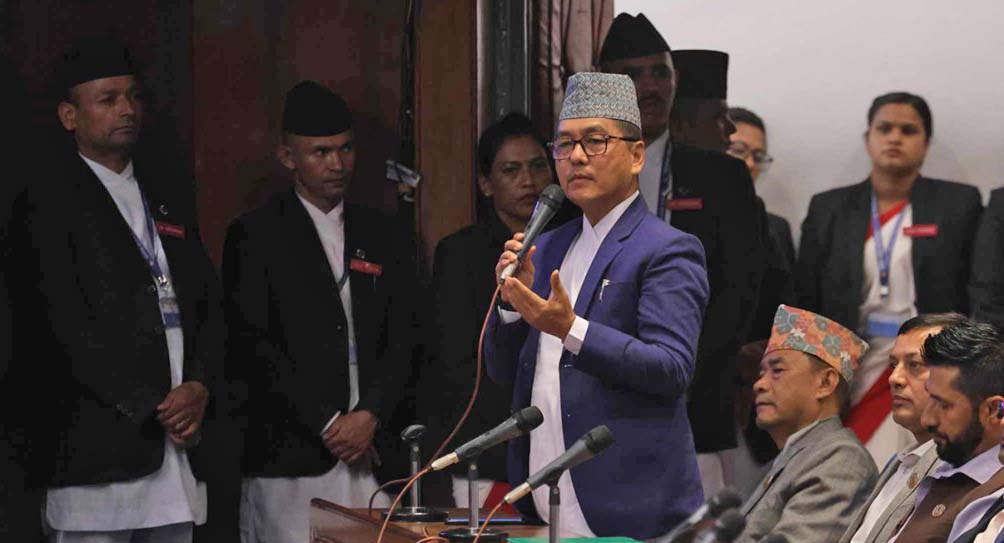 भरिया समातेर सुन तस्करीको नाइके उम्काउन खोजिएको छ : राजेन्द्र लिङ्देन