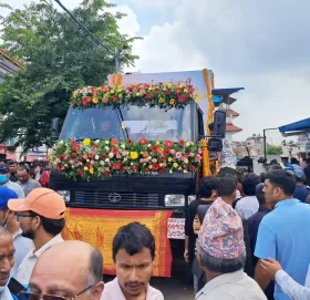 अन्तिम संस्कारका लागि सीता दाहालको पार्थिव शरीर लगियो पशुपति