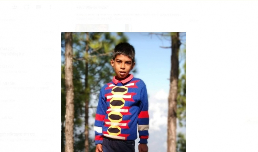 बैतडीका १४ वर्षिय बालक पाँच दिनदेखि सम्पर्क विहीन