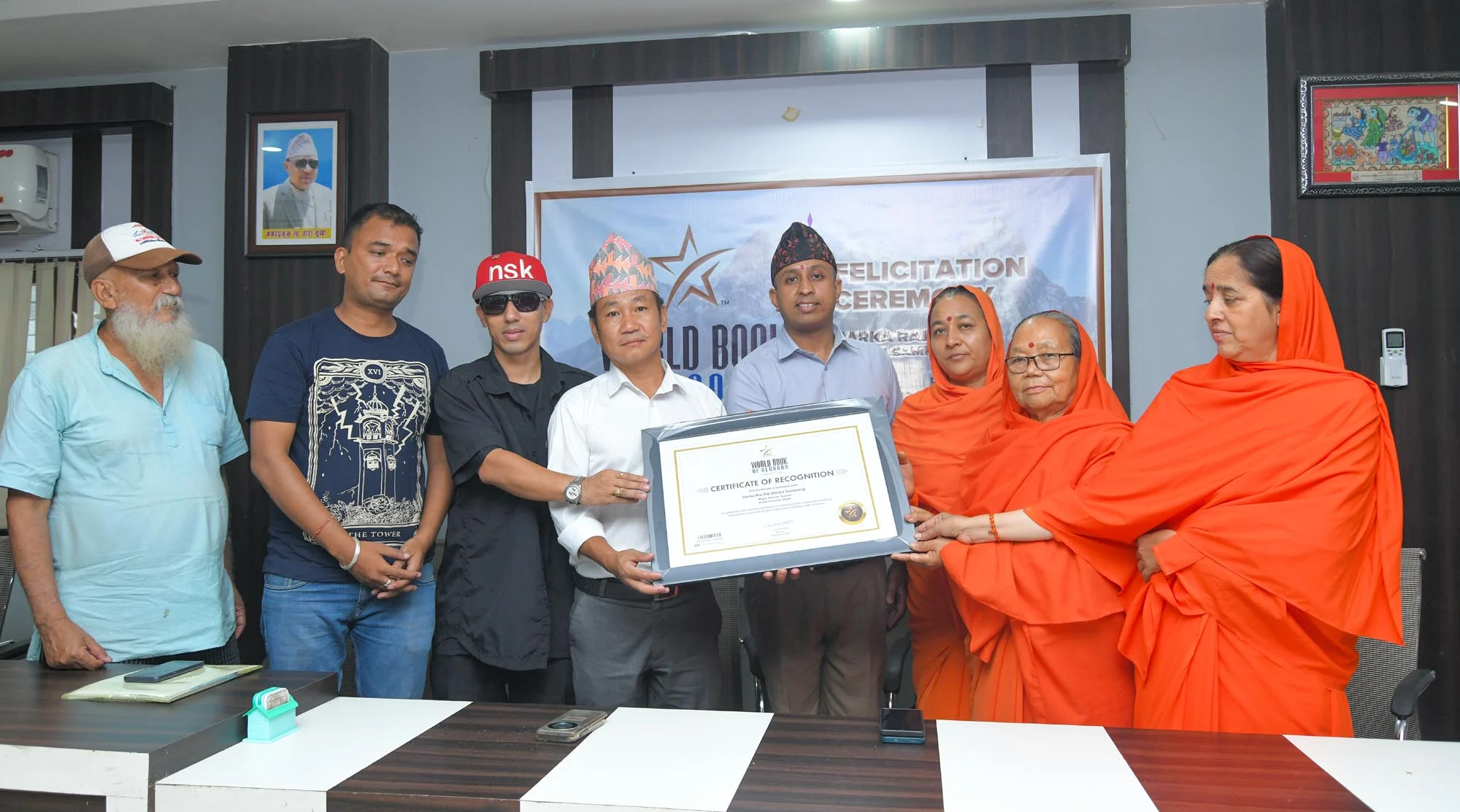 धरानका मेयर हर्क साम्पाङ सम्मानित