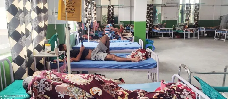 वर्षायाम सुरुभए सँगै अस्पतालमा सरुवा रोगका बिरामी बढे