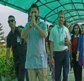 राष्ट्रिय स्वतन्त्र पार्टीका सभापति रवि लामिछाने बाजुरा आउदै