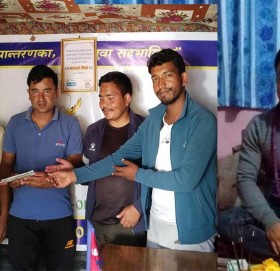 जन्मदिनको अवसरमा रोकायाद्धारा स्टेशनरी सहयोग