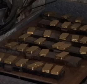 १ क्विन्टल भनिएको सुन गालेर जोख्दा ६० किलो ७१६ ग्राम