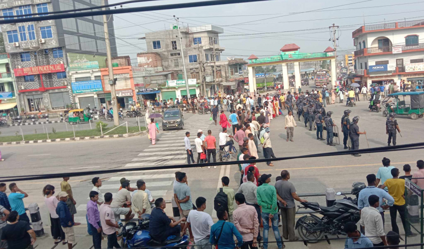 बिरामीको मृत्युपछि धनगढीमा आफन्तको प्रदर्शन