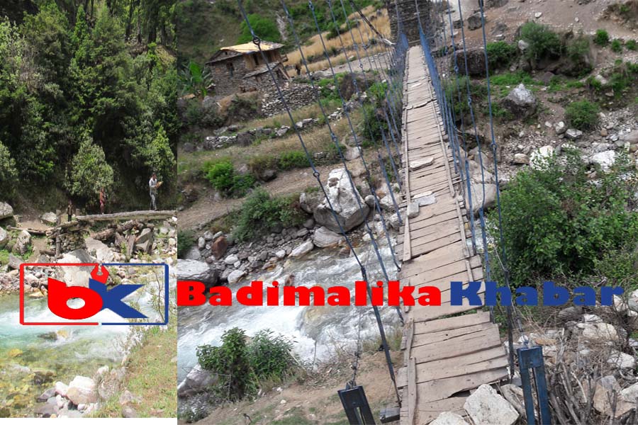 सरकार फेरिए बिच्छयाँका झोलुङ्गे पुल फेरिएन, बर्षौ देखी जिर्ण पुलमा आवतजावत