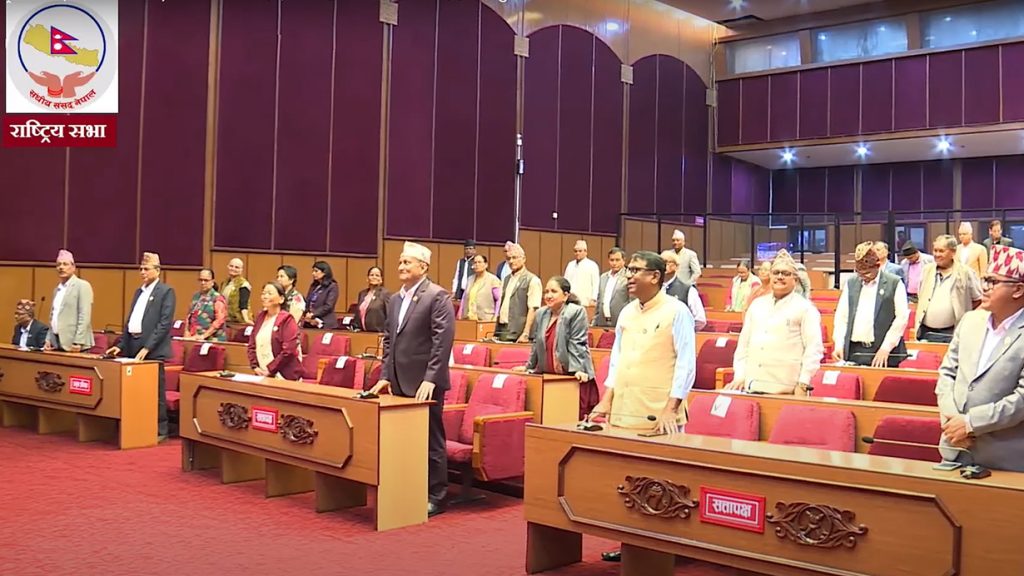 राष्ट्रिय सभामा एमालेसँगै सत्ता पक्षका सांसदको अवरोध