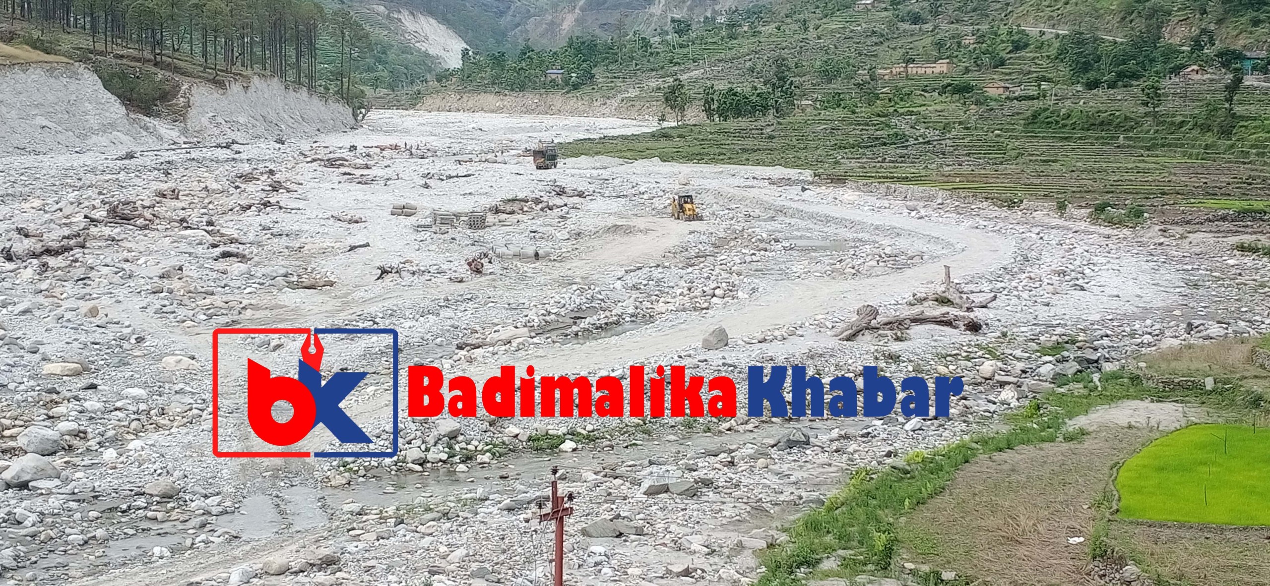 बुढिगंगा नदिको कटानले खेतियोग्य जमिन मासिदै, दर्जनौ बस्ति उच्च जोखिममा