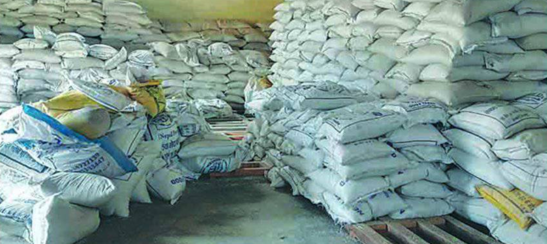 चार हजार क्विन्टल खाद्यान्न हुम्ला पुग्यो