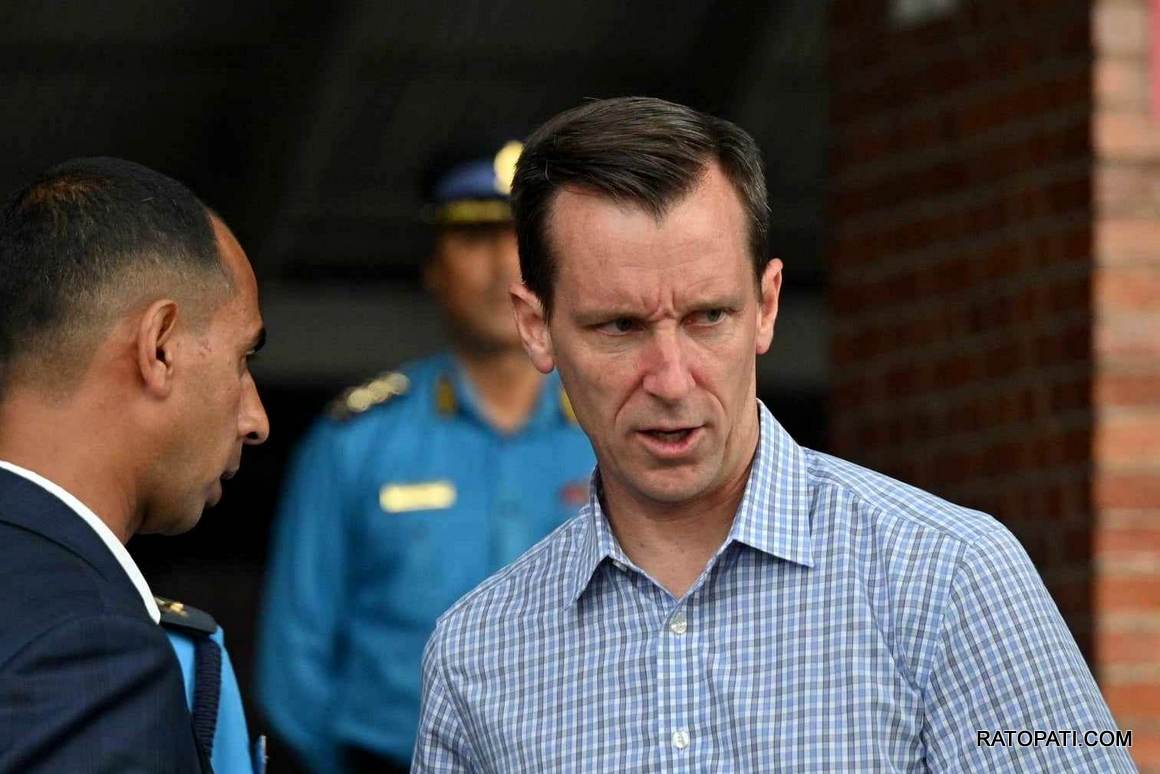 एमसीसीका उपाध्यक्ष क्यामरन एस अलफोर्ड नेपाल आइपुगे