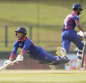 पानी परेपछि नेपाल र भारतबीचको क्रिकेट खेल रोकियो